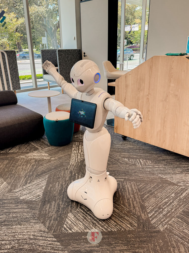 Newcastle's Digital Library's White Robot Assistant, Pepper