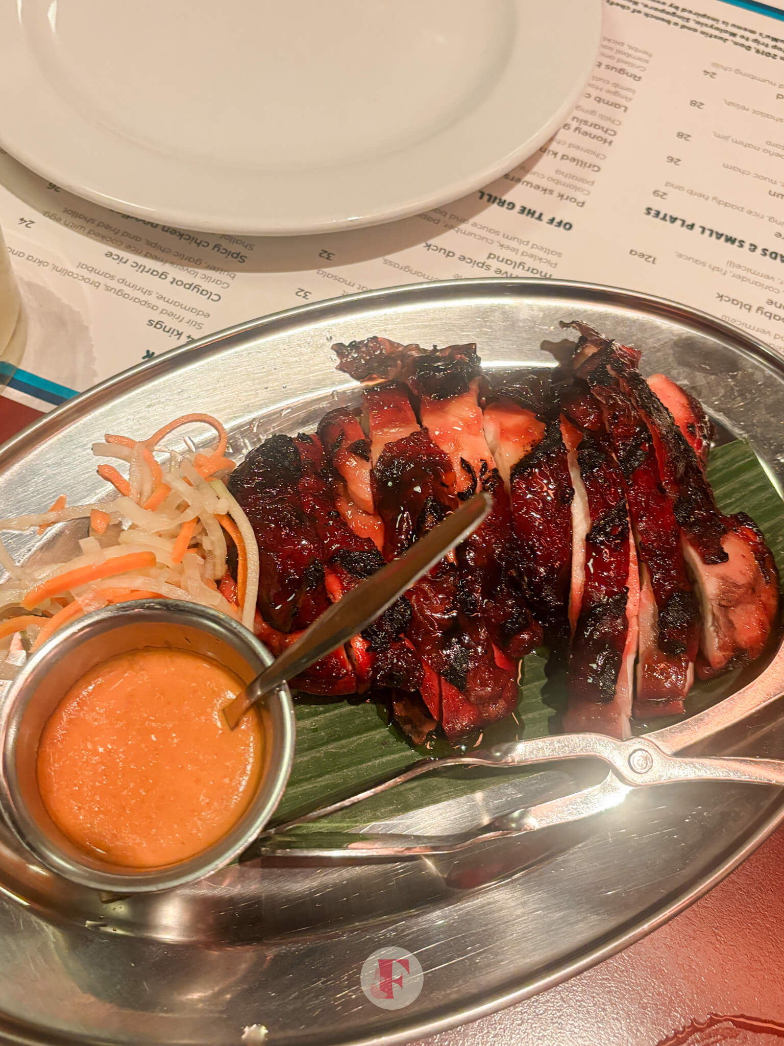 Shot of Chicken Char Siu