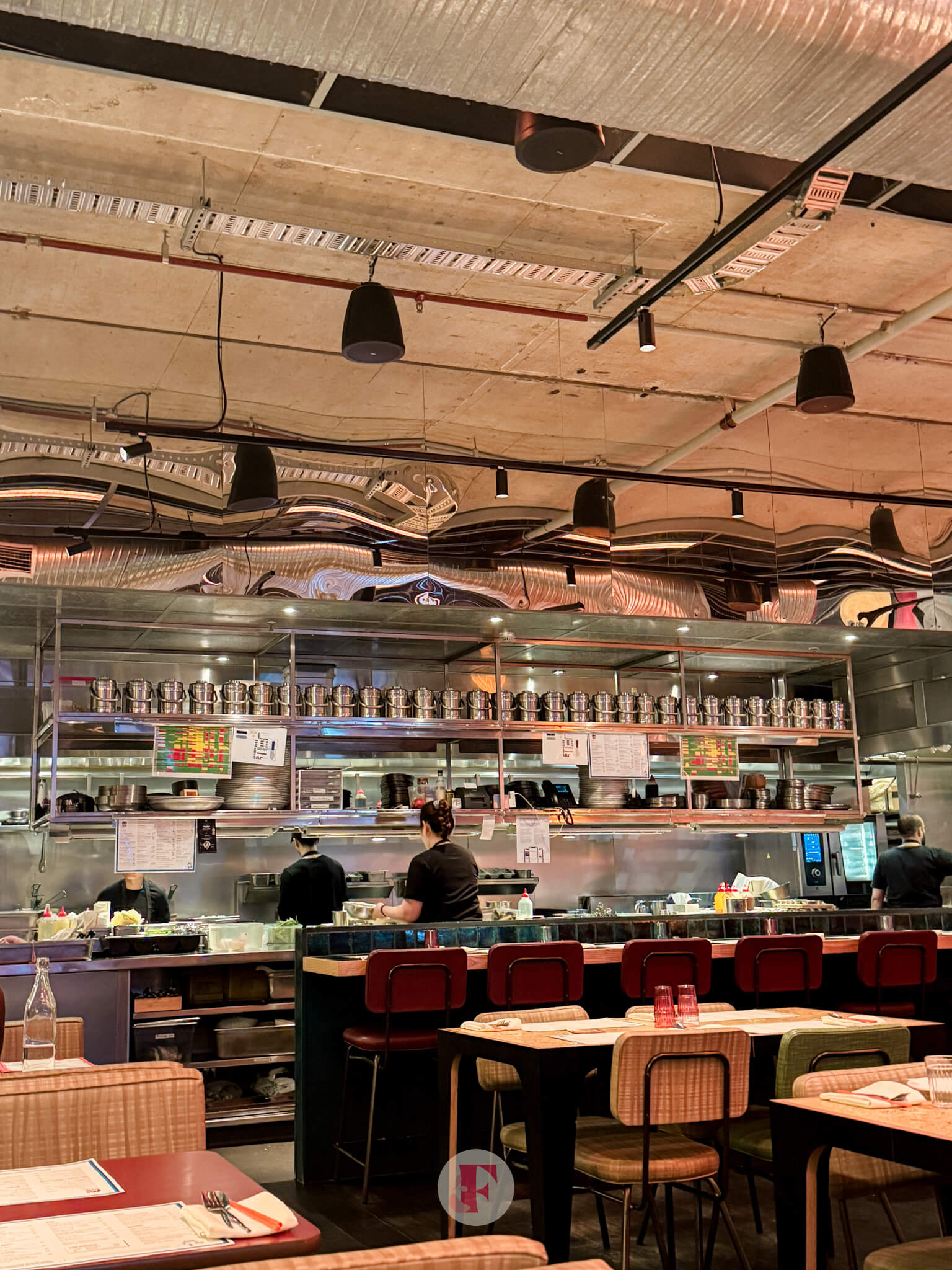 Open kitchen of MuMu