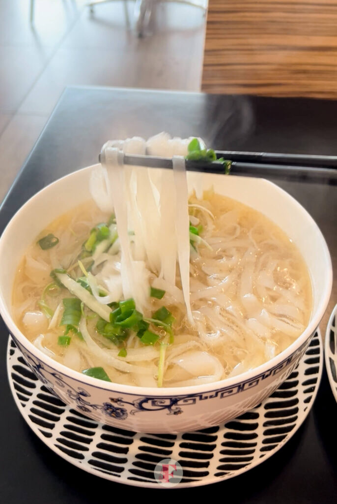 Photo of a steaming best pho in newcastle