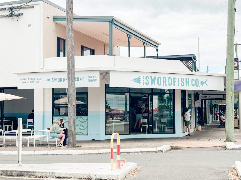 exterior shot of swordfish co at warner's bay