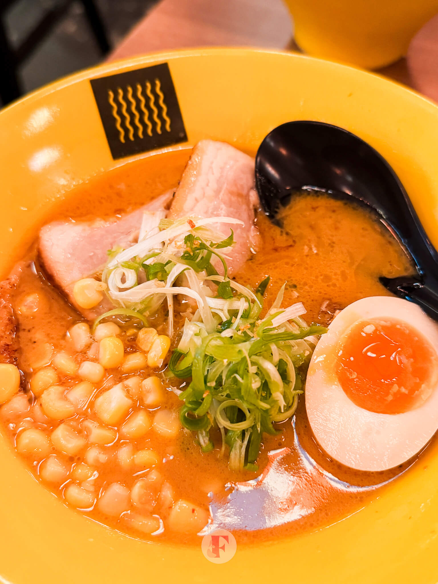 Bowl of tonkotsu ramen at susuru